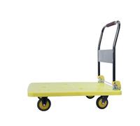Heavy-Duty Foldable Hand Truck on Wheels - Platform Trolley Cart with Push Handle for Easy Tool Transport - Perfect for Home ge and Warehouse Use