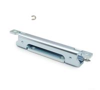 Heavy Duty Foldable Invisible Hinge, for Cabinet Doors, Electro-Galvanized Steel, 5.91 x 0.99 x 0.45 in, Silver