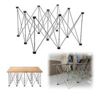 Heavy-Duty Foldable Workbench Table with Storage Bag - 8-Leg Support for Garage Construction DIY Projects Portable & Sturdy Workspace Solution