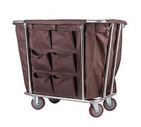 Heavy Duty Folding Camping Wagon Trolley on Wheels 400L Portable Laundry Cart with Stainless Steel Frame Ideal for Outdoor Activities & Housekeeping Tasks