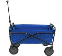 Heavy Duty Folding Collapsible Shopping Picnic Utility Wagon Cart Trolley Buggy Wheelbarrow PORTAL Removable Fabric Festival Garden Camping Supports, Hygrad Built to Survive Blue One Size