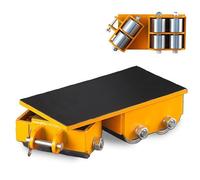 Heavy Duty Folding Dolly Cart, Portable Moving Dolly with High Load Capacity for Warehouse, Home, Office, Steel Wheels, Supports Up to 8 Tons