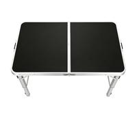 Heavy Duty Folding Grill Table - Adjustable Height Portable Aluminium Camping & Picnic Table with Carry Handle - Ideal for Indoor and Outdoor Use