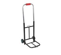 Heavy Duty Folding Hand Truck Trolley, Multi Purpose Barrow Sack Shopping Trolley on Wheel with Adjustable Telescoping Handle, 55kg Load Capacity, for Camping, Festival, Garden&Pallet Truck Transport