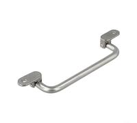 Heavy Duty Folding Handle in 304 Stainless Steel Featuring Rust Resistance and Ergonomic Design for Reliable Operation of Industrial Equipment (180mm)