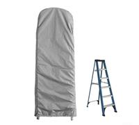 Heavy Duty Folding Ladder Cover Waterproof and UV Resistant with Drawstring Closure to Keep Ladder Protected in All Weather (50 * 124 * 6.5cmgrey)