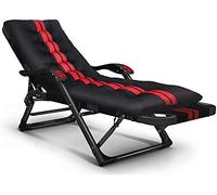 Heavy Duty Folding Lounge Chair - Zero Gravity Recliner for Outdoor - Waterproof Sun Lounger - Camping Garden Furniture - Metal Deck Chair for Patio & Office Relaxation