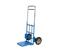 Heavy-Duty Folding Plant Caddy with Wheels Adjustable Handle 150kg Capacity Blue - Perfect for Indoor/Outdoor Moving Potted Plants Effortlessly