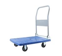 Heavy Duty Folding Platform Cart Steel Utility Hand Truck with Wheels Portable Transport Trolley for Easy Loading and Moving Ideal for Home and Warehouse Use.