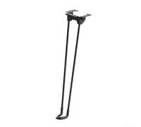 Heavy Duty Folding Table Leg Support 63x68mm Steel Bracket for Camping Dining BBQ Garden Picnic Tables Black Finish(38cm)