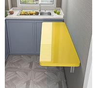 Heavy Duty Folding Wall-Mounted Drop-Leaf Table - Space-Saving Floating Table for Home Office Kitchen & Laundry Room 70kg Load Capacity Versatile & Stylish Design