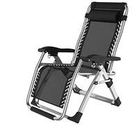 Heavy Duty Folding Zero Gravity Lounge Chair - Beach Deck Sun Lounger Recliner for Patio Garden Camping, Durable Steel Legs