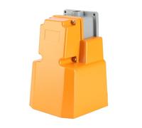 Heavy Duty Foot Switch Pedal 250V 10A Oil Resistant Momentary On Off Switch with Aluminum Guard for Industrial Machinery Operators