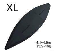 Heavy Duty For Kayak For Canoe Cover 210D Oxford Cloth Waterproof for Outdoor Storage Fits For Kayaks 6 to 16 Feet and Suitable for For Canoes Paddle Boards (XL)