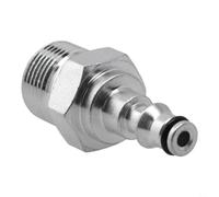 Heavy Duty for m22 Hose Adaptor for Petrol Power Washers Heavy(M22 Adapter) | for m14 nose type, silver finish, wear-resistant, compatible with for lavor and for vax models