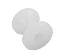Heavy Duty for Smooth Rolling Performance Visible Wear Check, Anchor Roller Replacement Wheel Nylon White Marine Pulley Accessory Boat Yacht and Kayak Boating Use