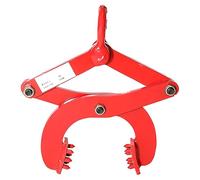 Heavy Duty Forklift Pallet Clamps - Durable Bracket Pallet Puller Gripper for Efficient Container Moving - Wooden Tongs for Trucks, 2T Load Capacity, Perfect for Pallet Crates