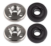 Heavy-Duty Four Hole Fastener Plate for 100MM Grinders, HRC58+2 Hardness Flange Nut Pressure Disc Hole Pressure Plate Angles Grinder Pressure Plate