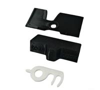 Heavy Duty Fridge Door Latch With Back Panel For Child Protection Compatible With Most For Dometic Refrigerator Units In Deep Grey(black)