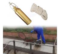 Heavy-Duty Fuel Tanker Oil Sampler Kit - 500ml Sampling Cup with 30m Rope Ideal for Efficient Oil Sample Collection in Tanks and Equipment