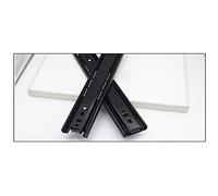 Heavy Duty Full Extension Ball Bearing Tracks - Soft Close Black Metal Runners for Smooth Drawer Operation - 12 Inch, 5 Pairs