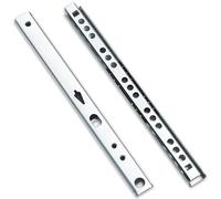 Heavy Duty Full Extension Metal Drawer Sliders, Double-Direction Ball Bearing Small Slide Rail, Two-Section Extension Drawer Runners, Small Drawer Guide Rail(34.2cm/13.46in)
