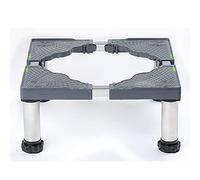 Heavy-Duty Furniture Dolly Base for Washing Machines & Mini Fridges Stainless Steel Pedestal with 4 Strong Feet Max Load 661LB Adjustable Height 16-19CM Ideal Washer Dryer Stand