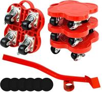 Heavy Duty Furniture Lifter Kit with 4 Sliders Heavy Furniture Roller Move Tool Set for Sofas, Couches and Refrigerators Easy and Safe Moving
