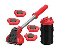 Heavy Duty Furniture Lifter with 4 Sliders for Easy and Safe Moving, Appliance Roller Suitable for Sofas, Couches and Refrigerators, Adjustable Height [Load Capacity: 660lbs Per Wheel]
