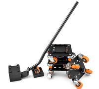 Heavy Duty Furniture Mover Dollies, 2000kg Load Capacity, 360-Degree Rotating Ball Bearing Wheel with Brake for Moving Refrigerator, Washing Machine, Table,Cabinet, Wardrobe, Sofa