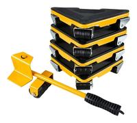 Heavy Duty Furniture Mover with 360° Rotation Wheels, 4 Pack for Effortless Relocation of Refrigerators and Cabinets, Supports Up to 500KG