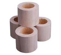 Heavy-Duty Furniture Risers - 4 Pack Solid Wood Sofa Legs Raise Height by 10cm Supports Up to 500kg Sturdy Table Feet Ideal for Home & Office Use