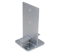 Heavy Duty Galvanised Bolt Down Internal Post Support Pergola Foot Base Size: 140 X 140 mm (5.5")