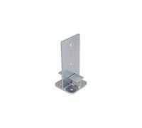 Heavy Duty Galvanised Concealed Post Support Base Bracket Shoe 100mm (4 Inch)