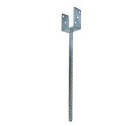 Heavy-Duty Galvanised Concrete-in Pergola Post Support | Ground Anchor | Foundation Foot Base (141mm)