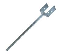 Heavy-Duty Galvanised Concrete-In Pergola Post Support - Ground Anchor - Post Spike - 101mm - 4X4"