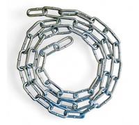 Heavy Duty Galvanised Metal Link Chain Stainless Steel for Bike Lock Padlock Security Gate Fence Gym Weight Lifting Extra Strong Long Length Welded Metal (5MM, 1 Metre)