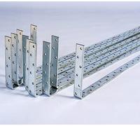 Heavy Duty Galvanised Restraint Strap Bend 1m Length (100mm Bend)