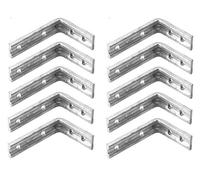 Heavy Duty Galvanised Shelf Bracket 10 Pack - 8x6" / 200x150mm