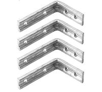 Heavy Duty Galvanised Shelf Bracket 4 Pack - 4x3" / 100x75mm