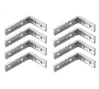 Heavy Duty Galvanised Shelf Bracket 8 Pack - 12x10" / 300x250mm