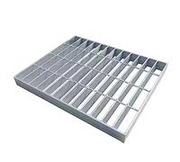 Heavy-Duty Galvanised Steel Grating - Outdoor Rainwater Drain Strainers Garage Channel Trench Grate Rectangular Sewer Cover Silver Floor Drain Grille