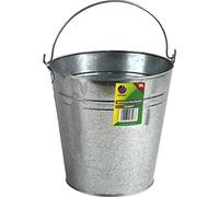Heavy Duty Galvanised Steel Metal Bucket Pail with Handle (9L)