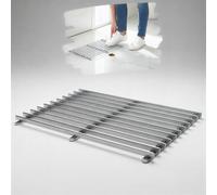 Heavy-Duty Galvanized Steel Boot & Shoe Scraper | Outdoor & Indoor Mud Cleaner with Non-Slip Base