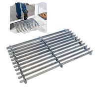 Heavy-Duty Galvanized Steel Mat Boot & Shoe Scraper - Durable Outdoor/Indoor Dirt Removal Scraper for Entryways, Gardens & Workspaces