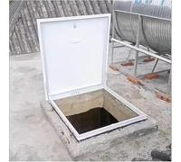 Heavy-Duty Galvanized Steel Roof Hatch 23x23 24x24 26x26 Inch - Waterproof Attic Vent Security Door with Gas Spring & Handle Basement Exit Cover (22x36in)
