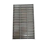 Heavy Duty Galvanized Steel Trench Drain Grate for Concrete Driveway - Durable Drainage Cover(100x30x3cm)