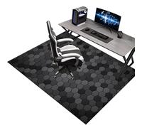 Heavy Duty Gaming Chair Mat for Hard & Carpet Floors, 120 x 150 cm Non-slip Floor Protection Mat for Gaming Room & Home Office Decor