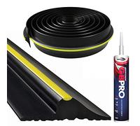 Heavy Duty Garage Door Floor Threshold Weather Seal Rubber Draught Rain Excluder (9ft)