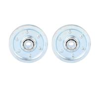 Heavy Duty Garage Door Pulley 3 Inch 200LB Load Capacity Stationary Wheel Pulleys for 5/32 Inch Diameter Cables Universal Fit Garage Door Systems Metal Construction 2PCS